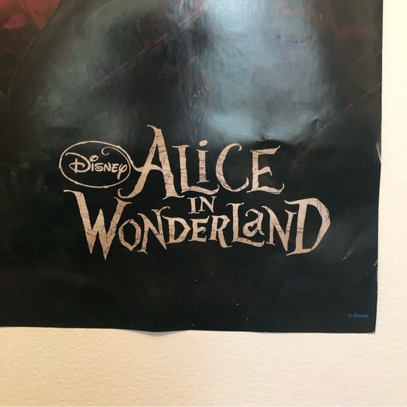 Alice in wonderland triptych posters (2) Disney 22 x 34 2010 EUC Trends Int. - Picture 3 of 13
